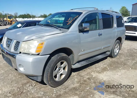 2006 Nissan Armada Se from USA, damaged, VIN 5N1AA08A36N743595